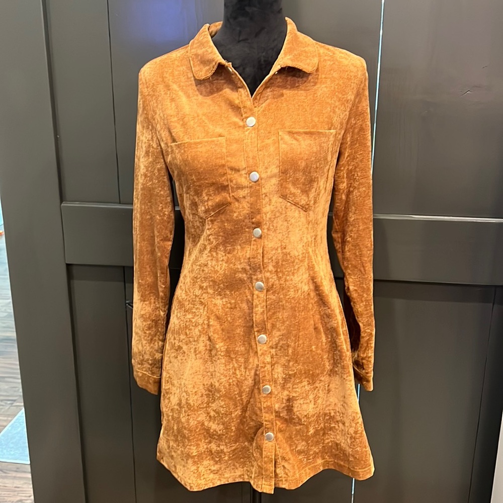Emory Park cordory long sleeve dress sz M